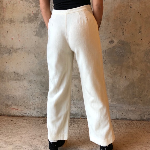 Vintage Adolfo studio pure wool pants size 4 - Picture 4 of 9